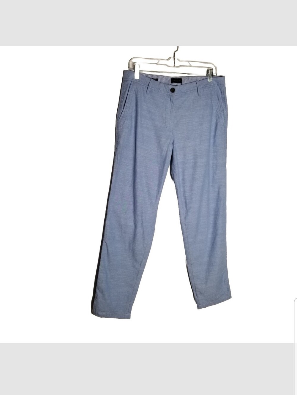 Talbots Relaxed Chino Pants Women's Size 6 Heather Blue Straight Leg 32x30
